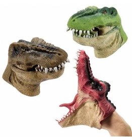 SCHYLLING ASSOCIATES RUBBER HAND PUPPET DINOSAUR