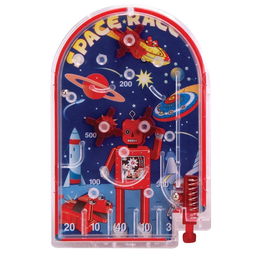 SCHYLLING ASSOCIATES SPACE RACE PINBALL GAME