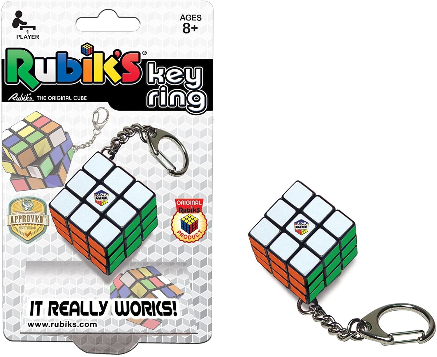 RUBIKS CUBE KEY RING - THE TOY STORE