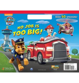 RANDOM HOUSE PAW PATROL NO JOB IS TOO BIG LARGE COLORING