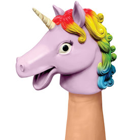 SCHYLLING ASSOCIATES RUBBER HAND PUPPET UNICORN