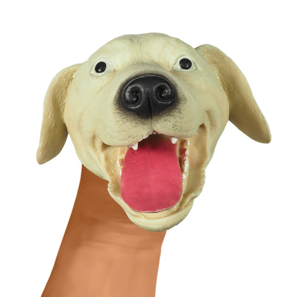 Dog hand. Dog Puppet.