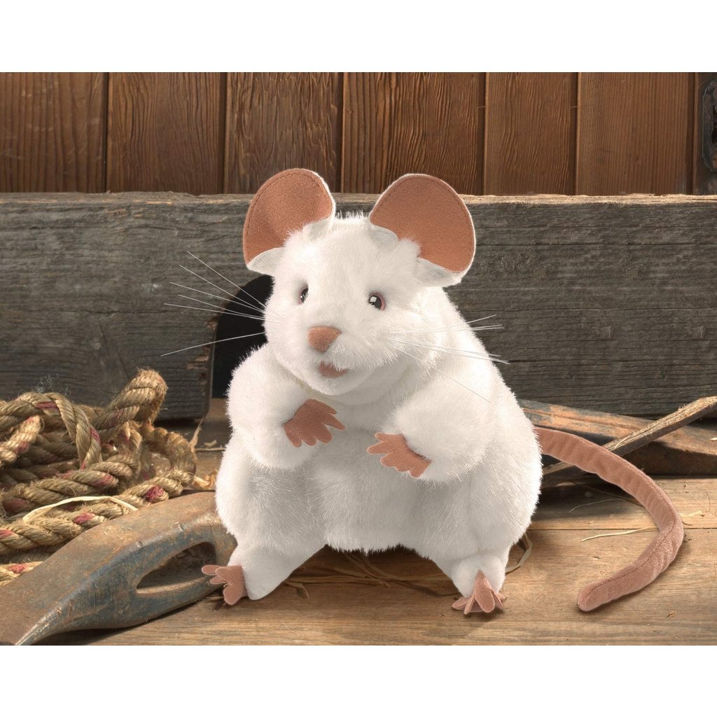 FOLKMANIS INC WHITE MOUSE PUPPET