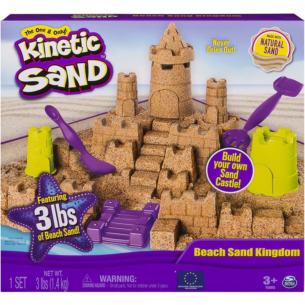 KINETIC SAND BEACH CASTLE SET - THE TOY STORE