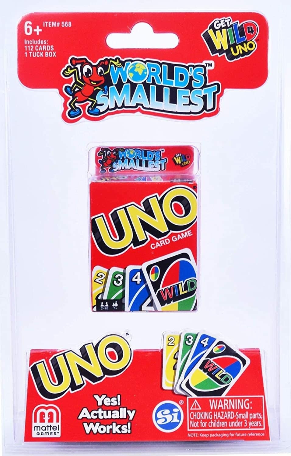 UNO Party Pack of 4 Card Games for Kids & Adults Featuring UNO