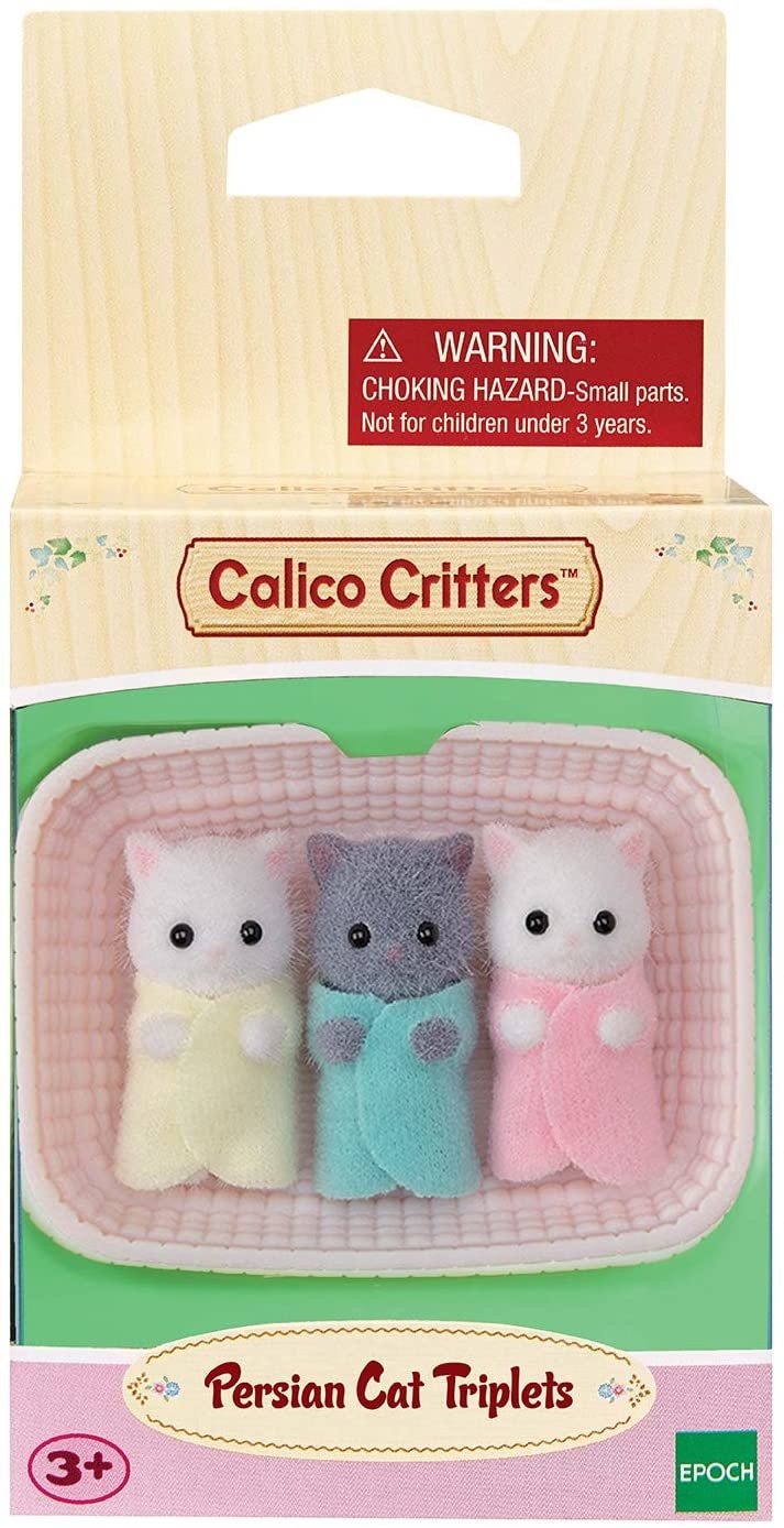 PERSIAN CAT TRIPLETS CALICO CRITTERS THE TOY STORE