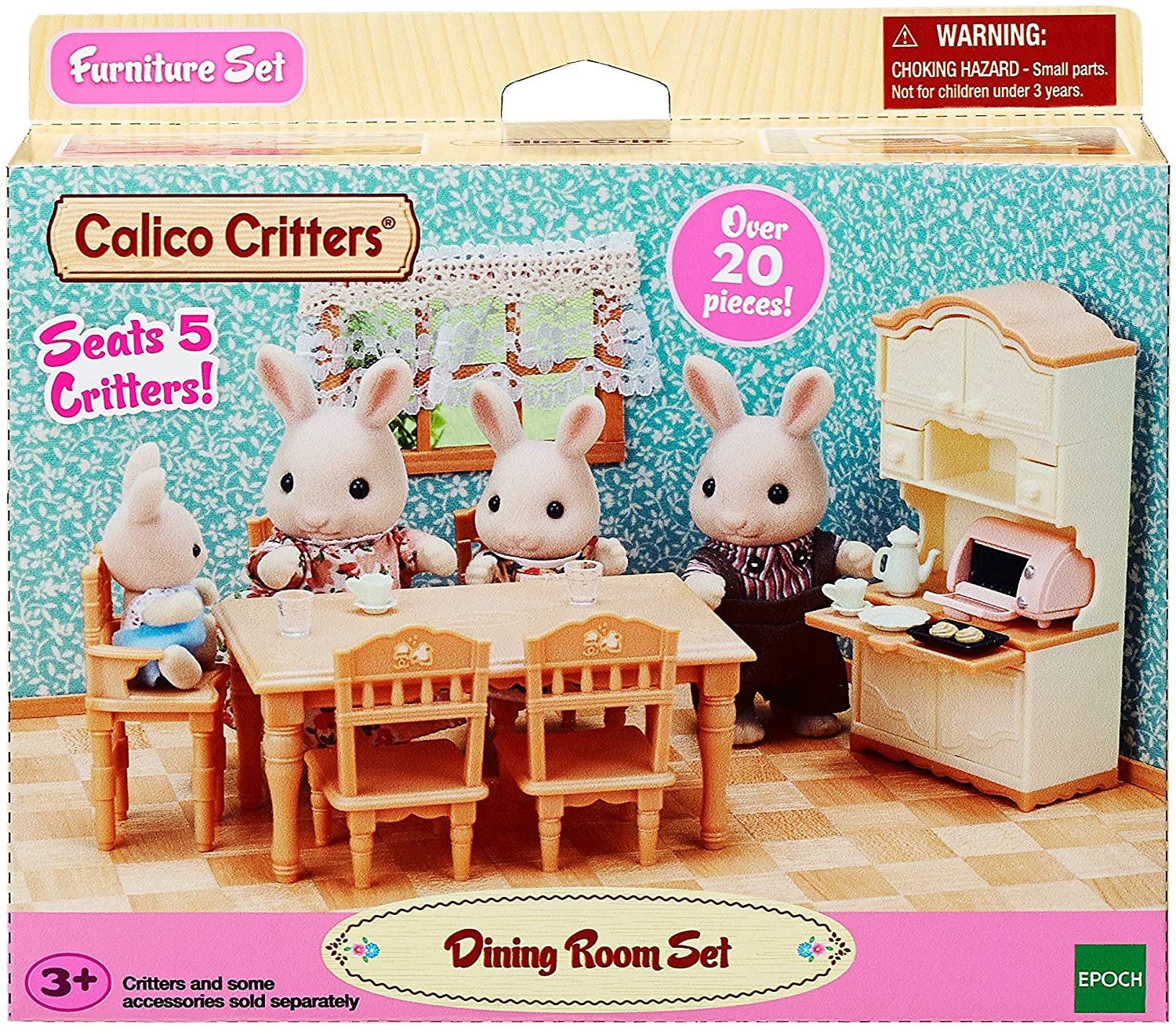 Sylvanian Families KA-612 Home Party Set Cake Present Dinner Calico Critters 