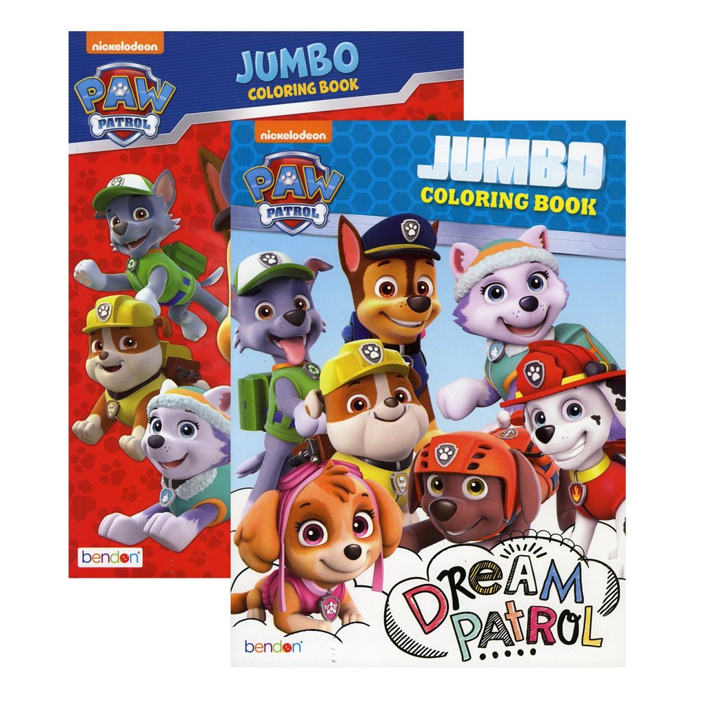 CARTOON INSPIRED COLORING BOOKS PAW PATROL - THE TOY STORE