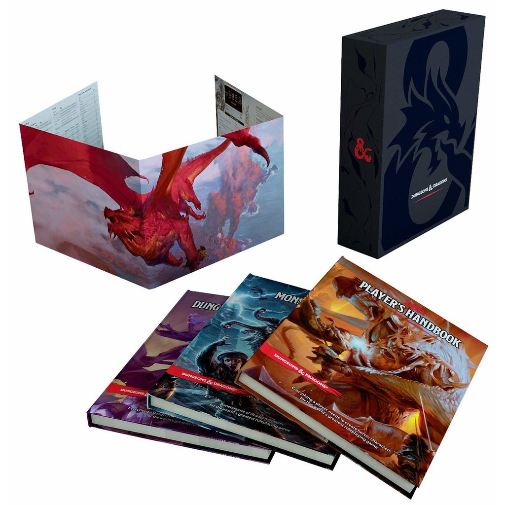 WIZARDS OF THE COAST D & D 5TH: CORE RULEBOOK GIFT SET*