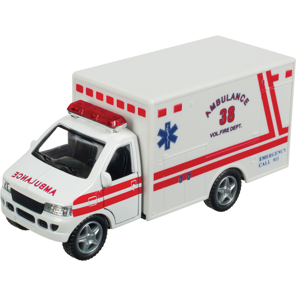 KINSMART DIE CAST AMBULANCE