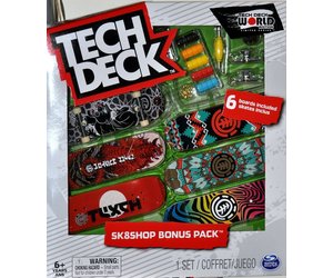 Original Tech Deck Fingerboard Toys for Boys Sk8 Shop Bonus Pack