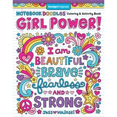 FOX CHAPEL PUBLISHING NOTEBOOK DOODLES GIRL POWER