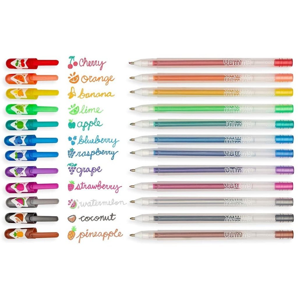 SCENTED GLITTER GEL PENS - THE TOY STORE
