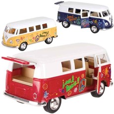 KINSMART FLOWER POWER VW BUS DIE CAST