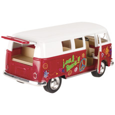 KINSMART FLOWER POWER VW BUS DIECAST
