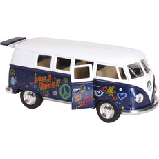 KINSMART FLOWER POWER VW BUS DIE CAST