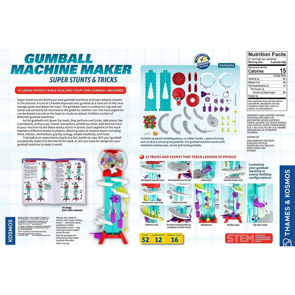 THAMES & KOSMOS GUMBALL MACHINE MAKER*