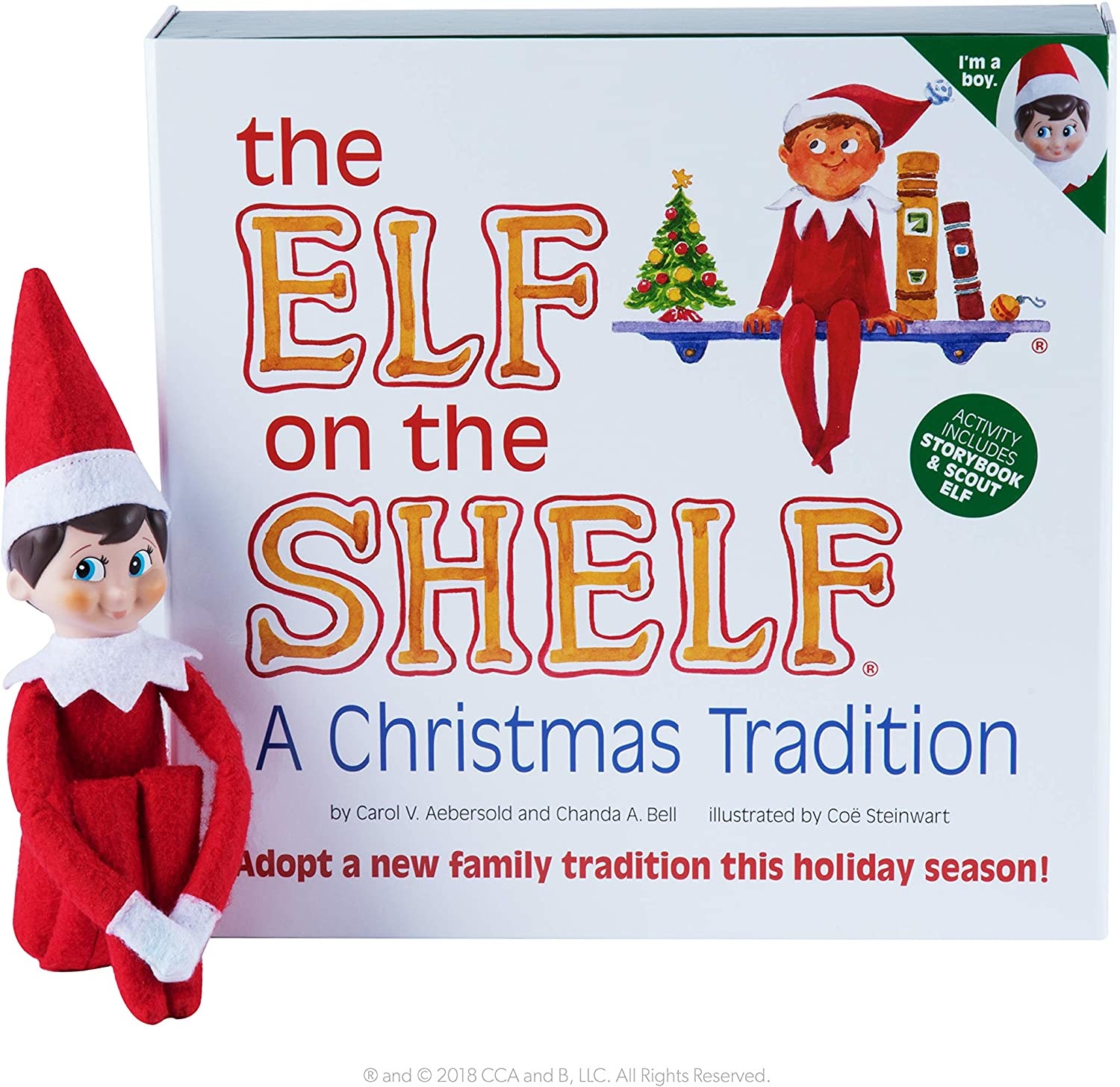 the elf on the shelf  棚の上のエルフ 男の子(C) The Elf on the Shelf Boy | Wonder Works Toys