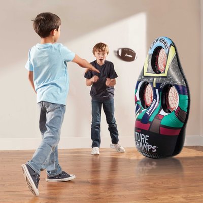 FRANKLIN INFLATABLE 3-HOLE FOOTBALL TARGET