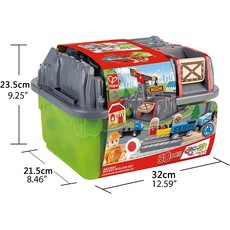 HAPE RAILWAY BUCKET BUILDER SET