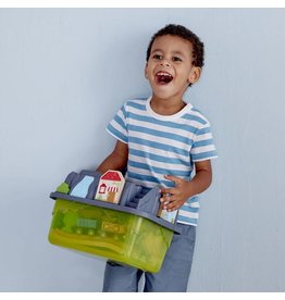 HAPE RAILWAY BUCKET BUILDER SET