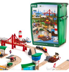 BRIO BRIO RAILWAY WORLD DELUXE SET