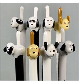 BC USA RETRACTABLE FINELINE GEL PEN DOG TAIL