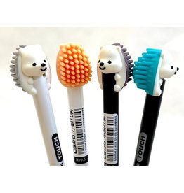BC USA RETRACTABLE FINELINE GEL PEN HEDGEHOG TOUCH