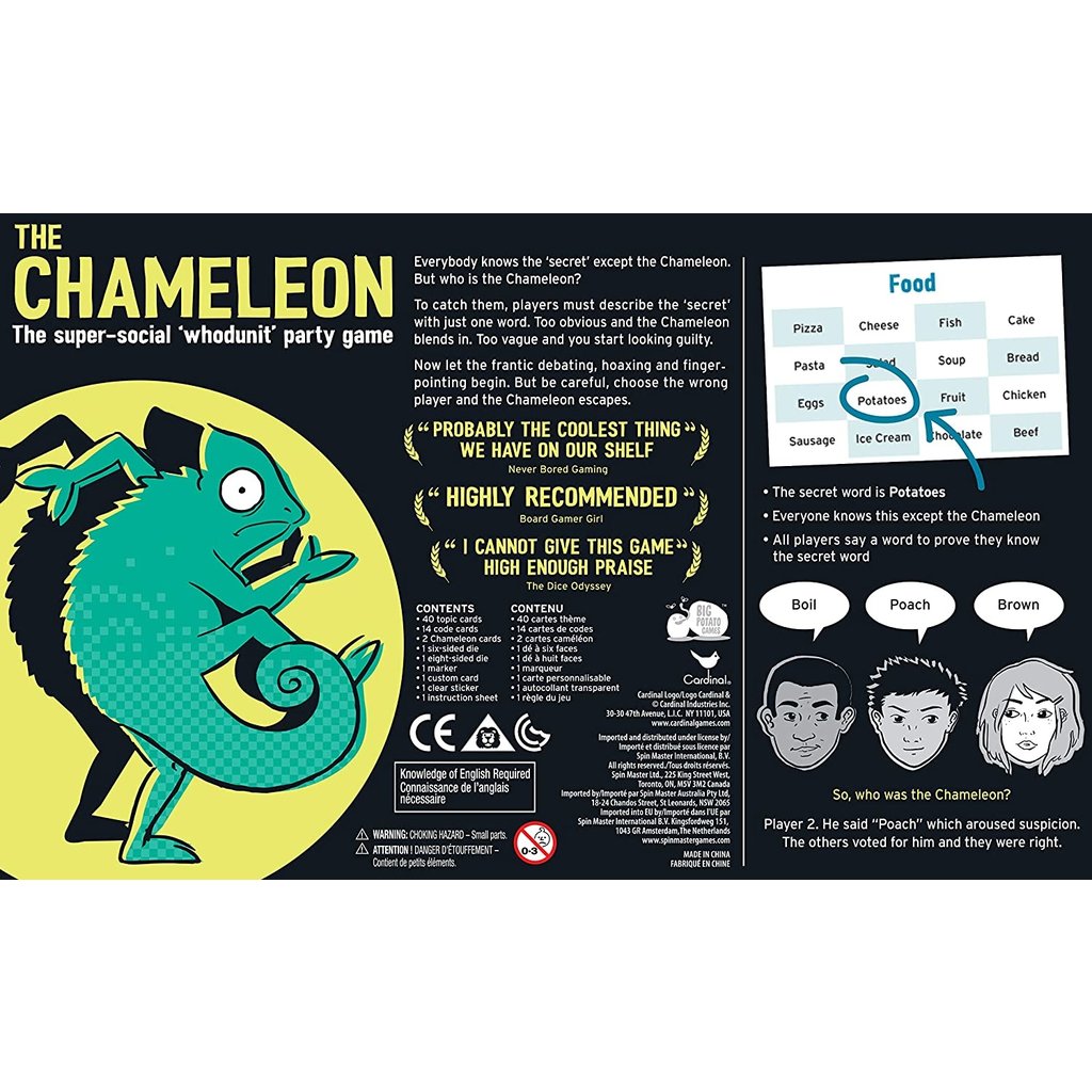 CEACO/ BRAINWRIGHT/ GAMEWRIGHT THE CHAMELEON