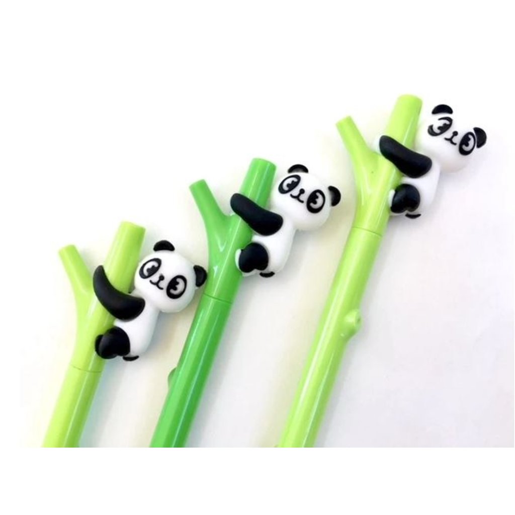 BC USA FINELINE GEL PEN PANDA ON BAMBOO