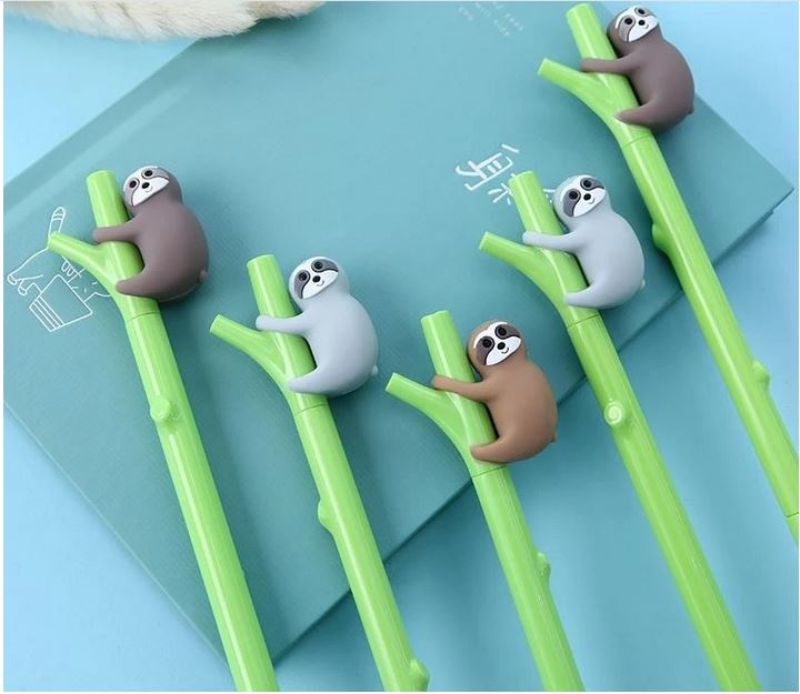Planet Pens Sloth Novelty Pen - Cute Funny Pens for Kids, Teens