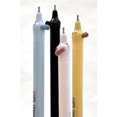 BC USA RETRACTABLE FINELINE GEL PEN DOG*