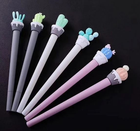 FINELINE GEL PEN CACTUS - THE TOY STORE