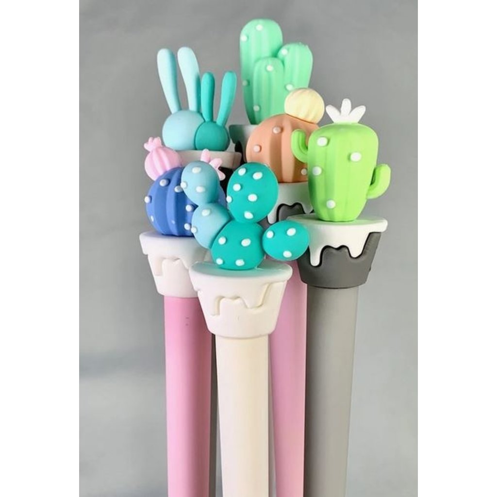 BC USA FINELINE GEL PEN CACTUS*