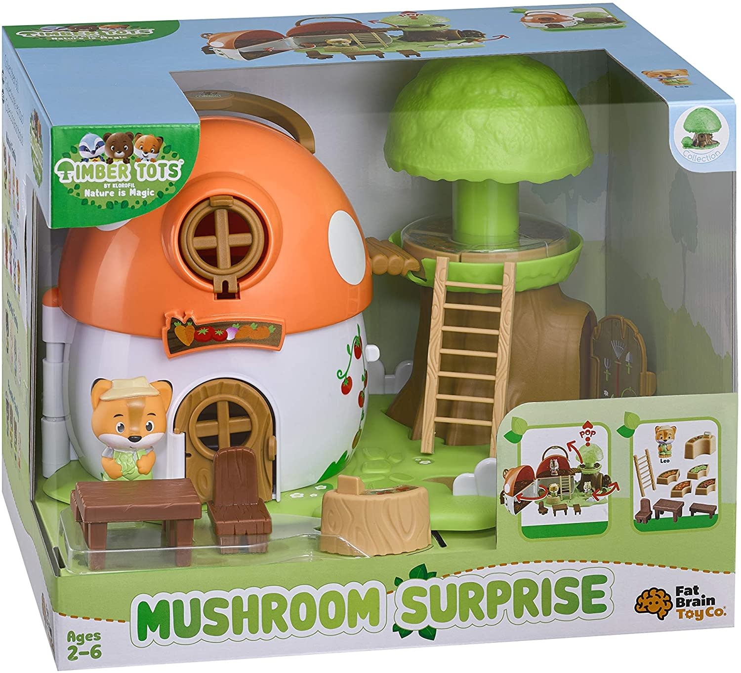 Order the Klorofil Play Set Mushroom Surprise online - Baby Plus