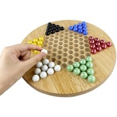 WOOD EXPRESSIONS CHINESE CHECKERS