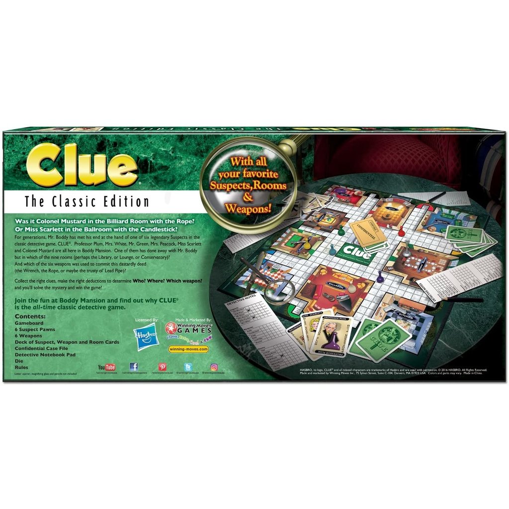 WINNING MOVES CLASSIC CLUE