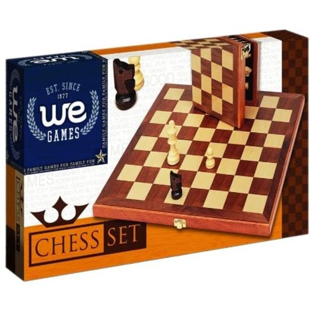 WOOD EXPRESSIONS WOOD FOLDING CHESS SET