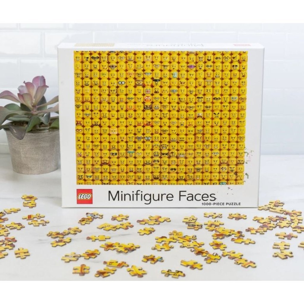 CHRONICLE PUBLISHING LEGO MINIFIGURE FACES 1000 PIECE PUZZLE