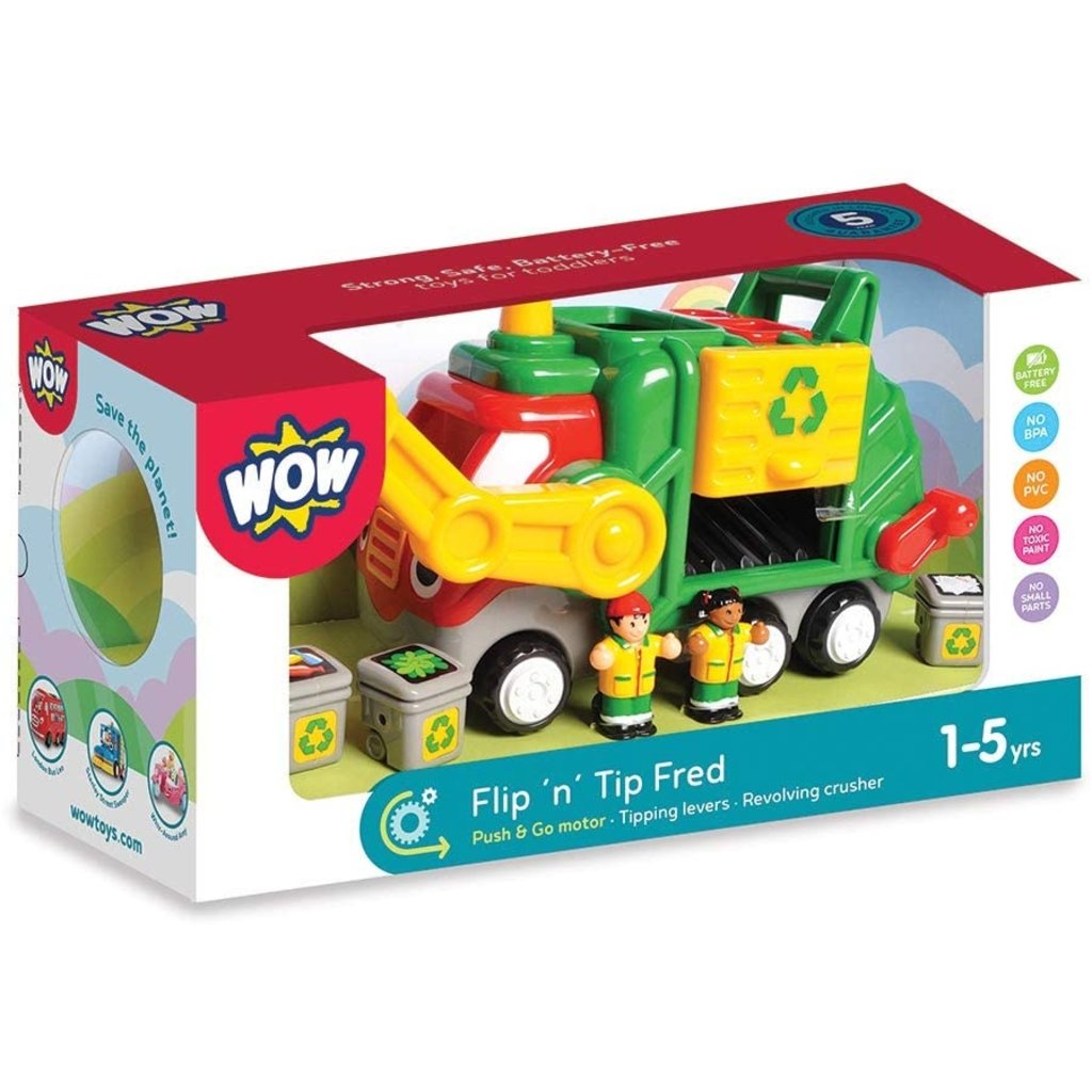 WOW TOYS USA FLIP & TIP FRED WOW
