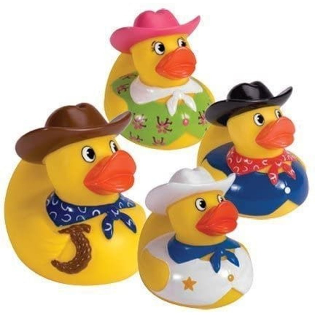 Cowboy Rubber Ducky Toy