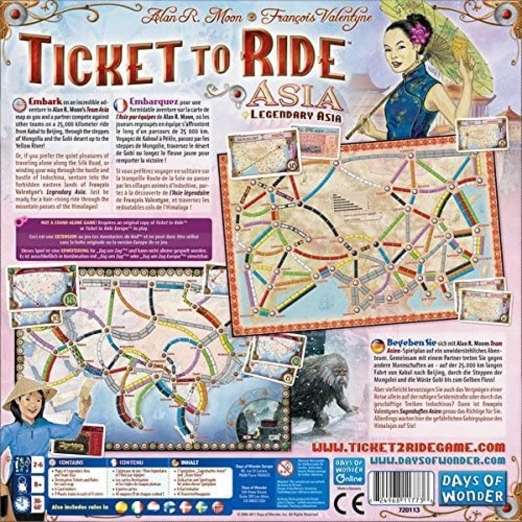 ASMODEE TICKET TO RIDE EUROPE