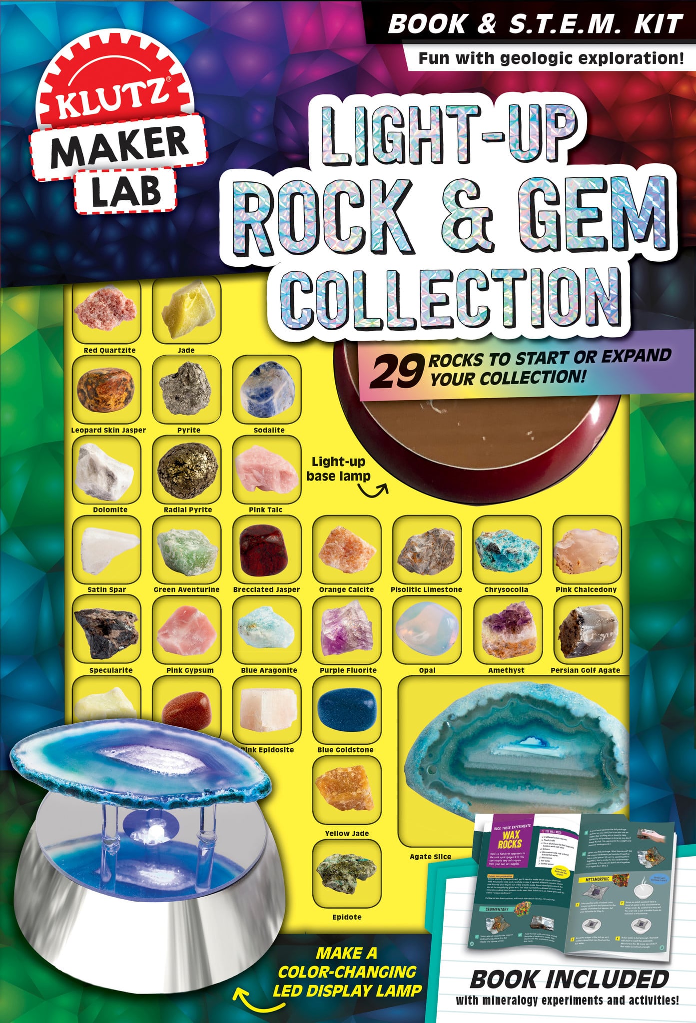 LIGHT UP ROCK & GEM COLLECTION KLUTZ