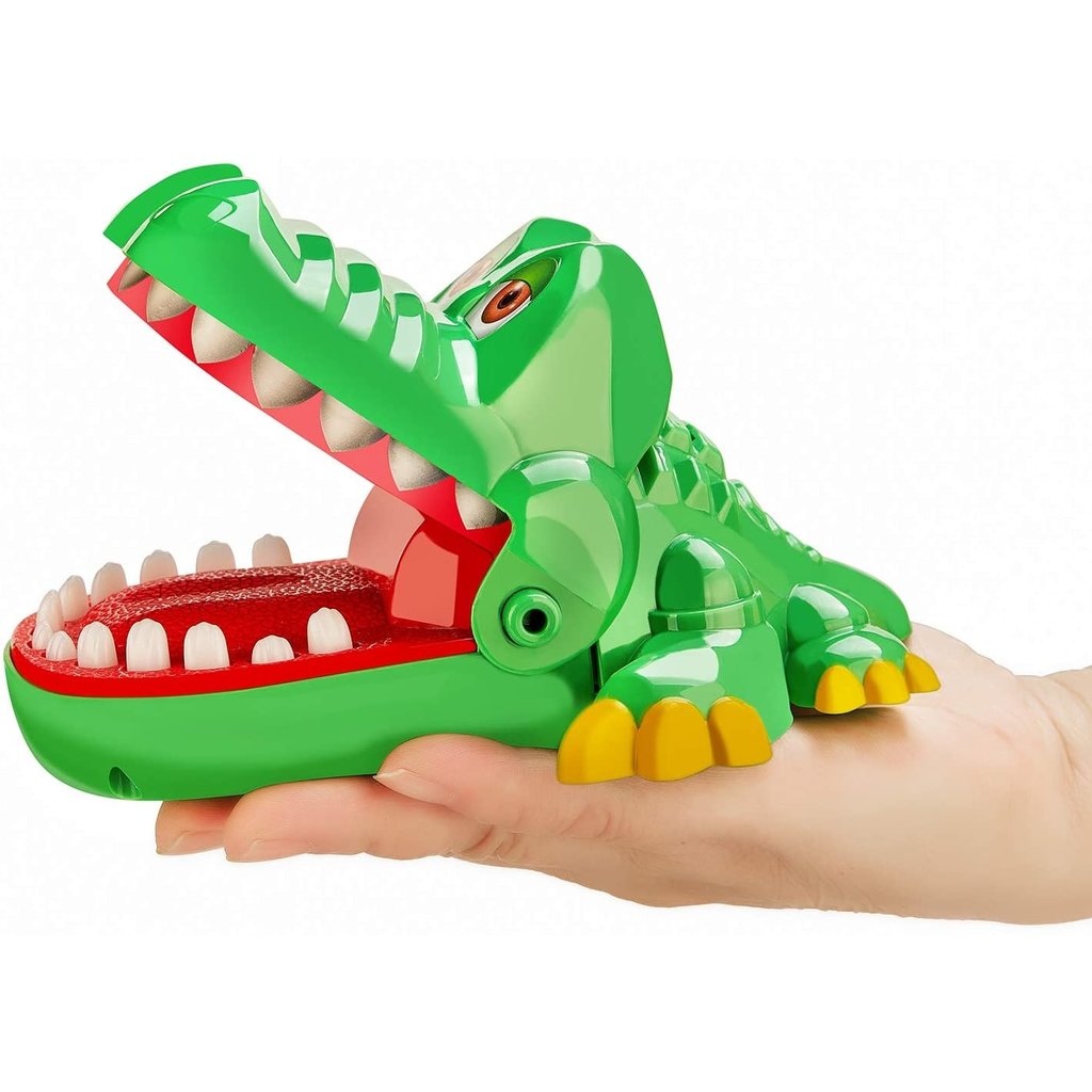 Vintage1990's Milton Bradley Crocodile Dentist Travel Game Great Shape  Works! 