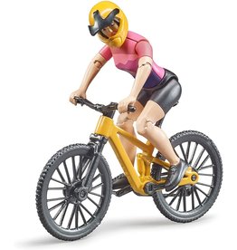 BRUDER TOYS AMERICA MOUNTAIN BIKE WITH CYCLIST*