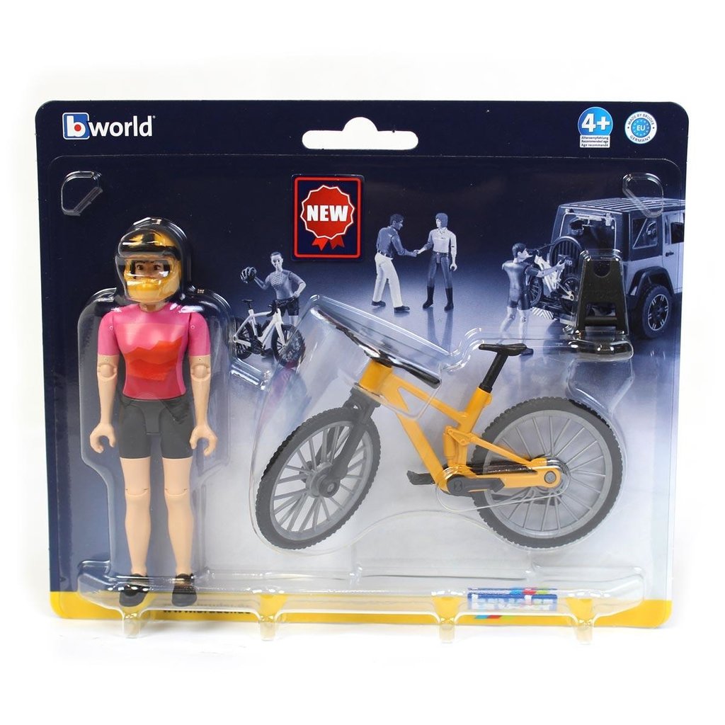 MOUNTAIN BIKE WITH CYCLIST - THE TOY STORE