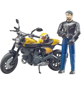 BRUDER TOYS AMERICA MOTORCYCLE WITH DRIVER*