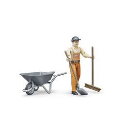 BRUDER TOYS AMERICA BRUDER MUNICIPAL WORKER*