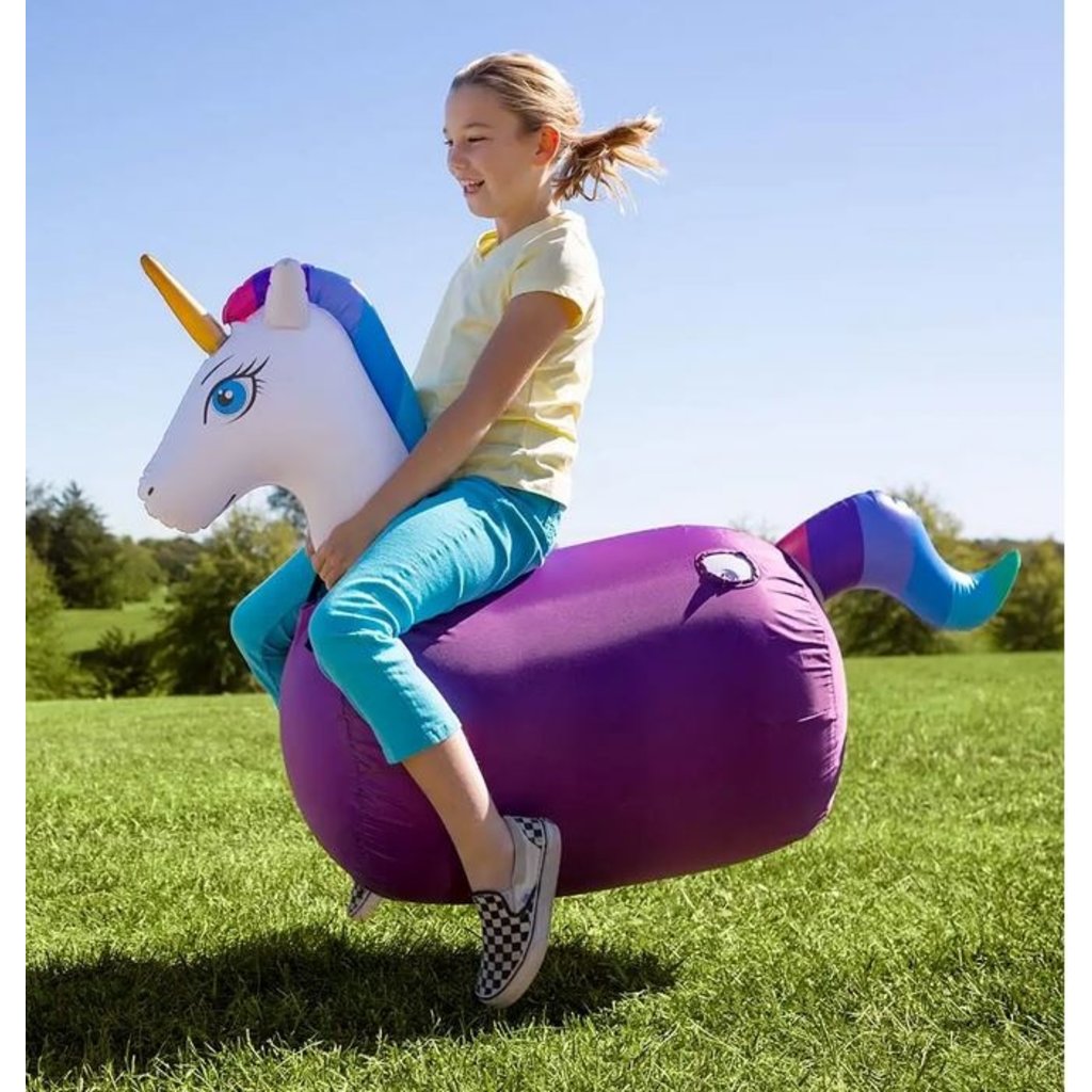 HEARTHSONG / EVERGREEN HOP  'N  GO INFLATABLES UNICORN