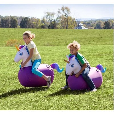 HEARTHSONG / EVERGREEN HOP  'N  GO INFLATABLES UNICORN